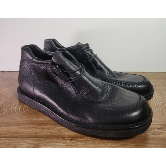 Rockport Shoes Chukka Mens Size‎ 10 M Leather Black Cushion Lace Up NEW NWT main image 9